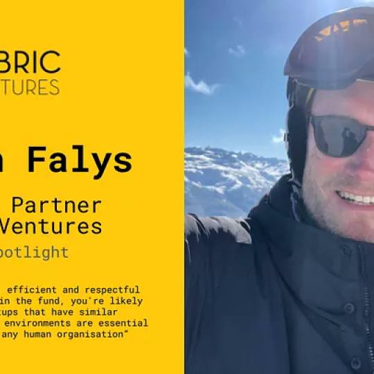 Team Spotlight: Alain Falys, Venture Partner at Fabric Ventures